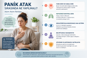 Panik Atak Sırasında Ne Yapılmalı? Adım Adım Rehber